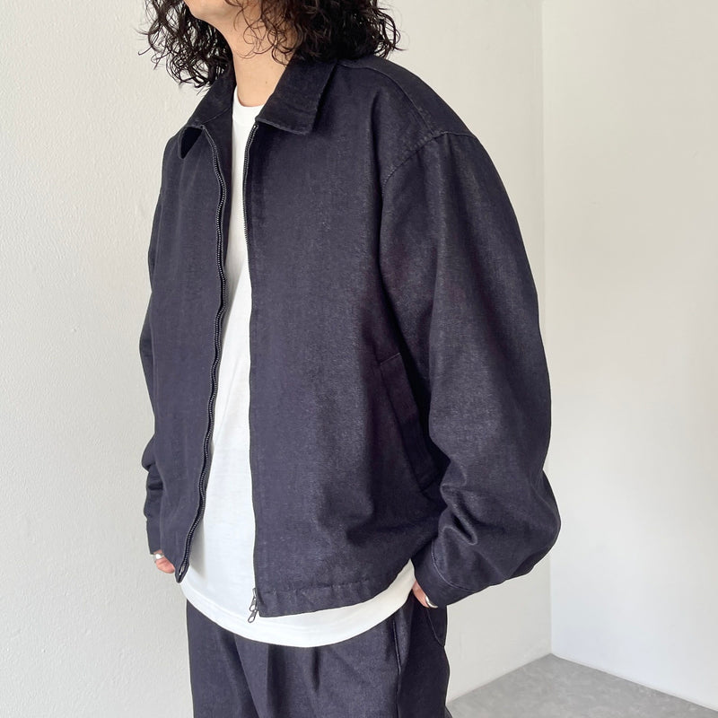 2tuck wide denim pants / indigo（2タックワイドデニムパンツ