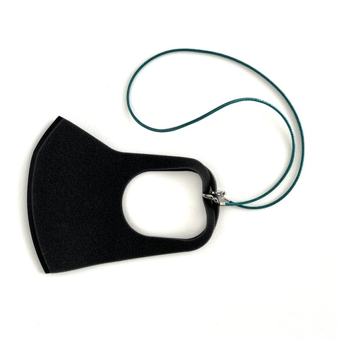 mask strap / turquoise green