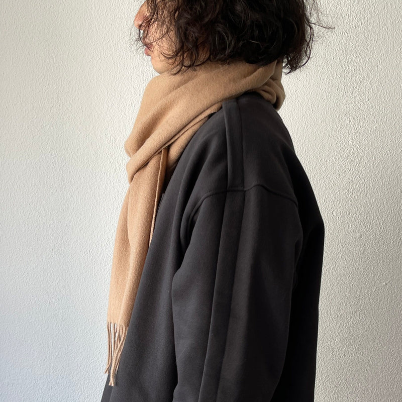 wool muffler / beige | natto | ナット 公式オンラインショップ