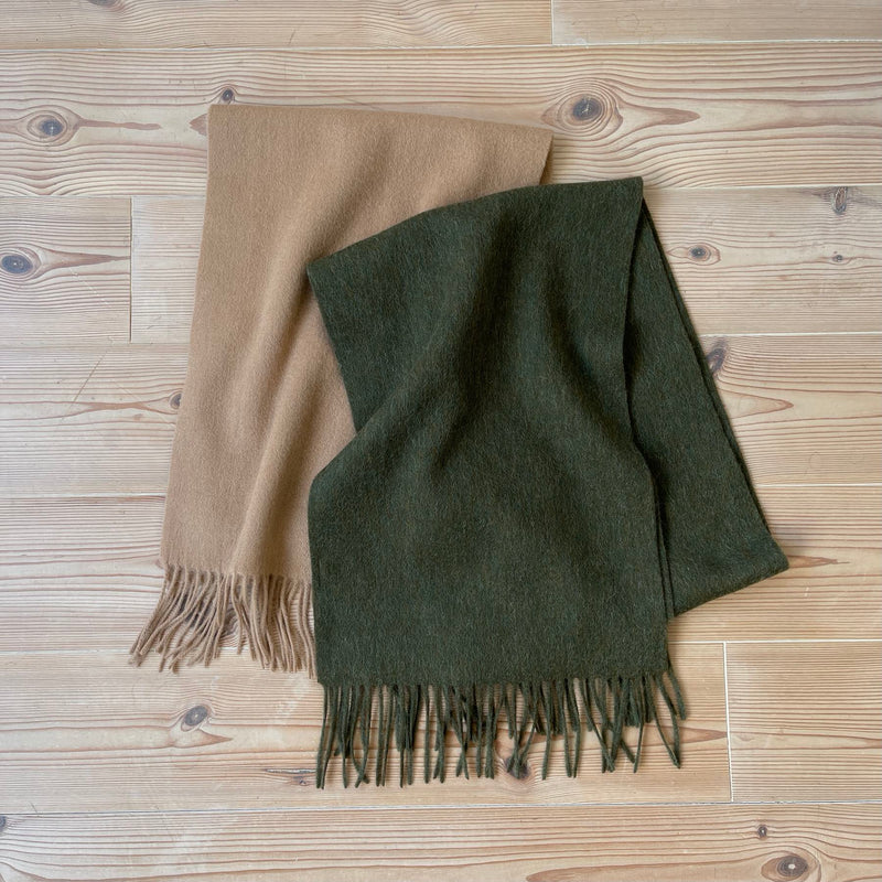 wool muffler / beige | natto | ナット 公式オンラインショップ