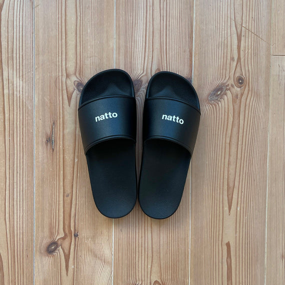 natto shower slides / black