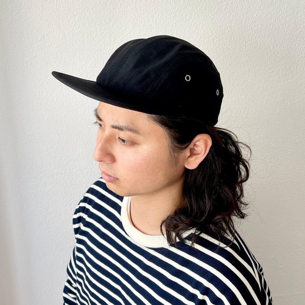 cotton jet cap / black（コットンジェットキャップ / ブラック