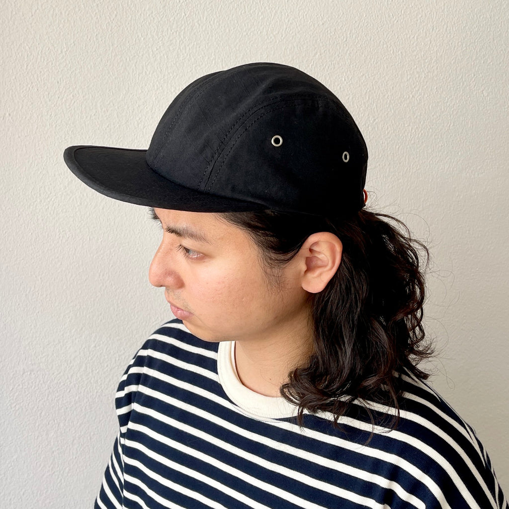 cotton jet cap / black（コットンジェットキャップ / ブラック） | natto