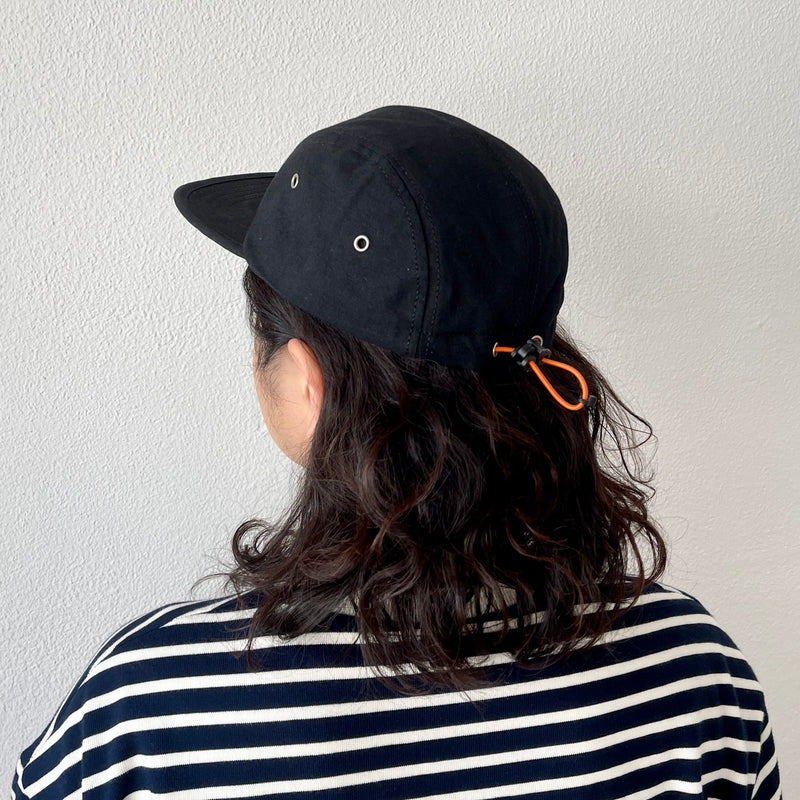 cotton jet cap / black（コットンジェットキャップ / ブラック