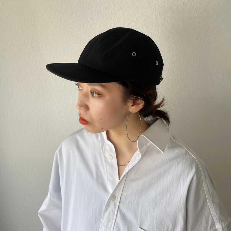 cotton jet cap / black（コットンジェットキャップ / ブラック