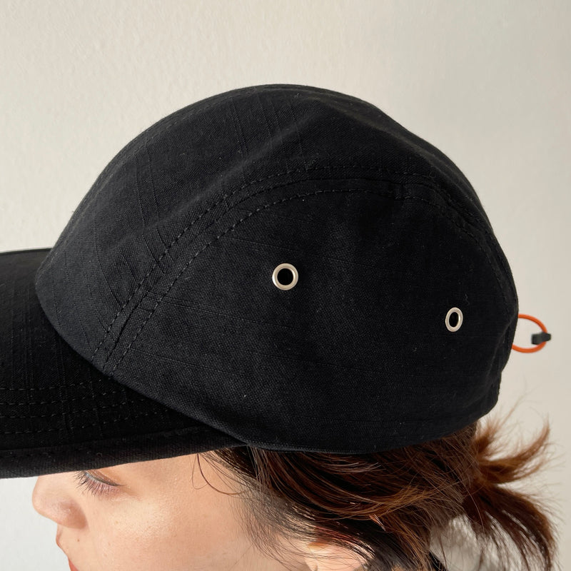 cotton jet cap / black（コットンジェットキャップ / ブラック