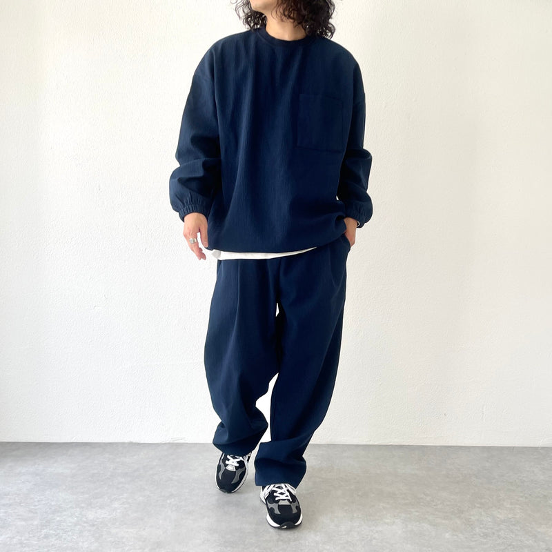 premium slab set up / navy（プレミアム スラブ セットアップ