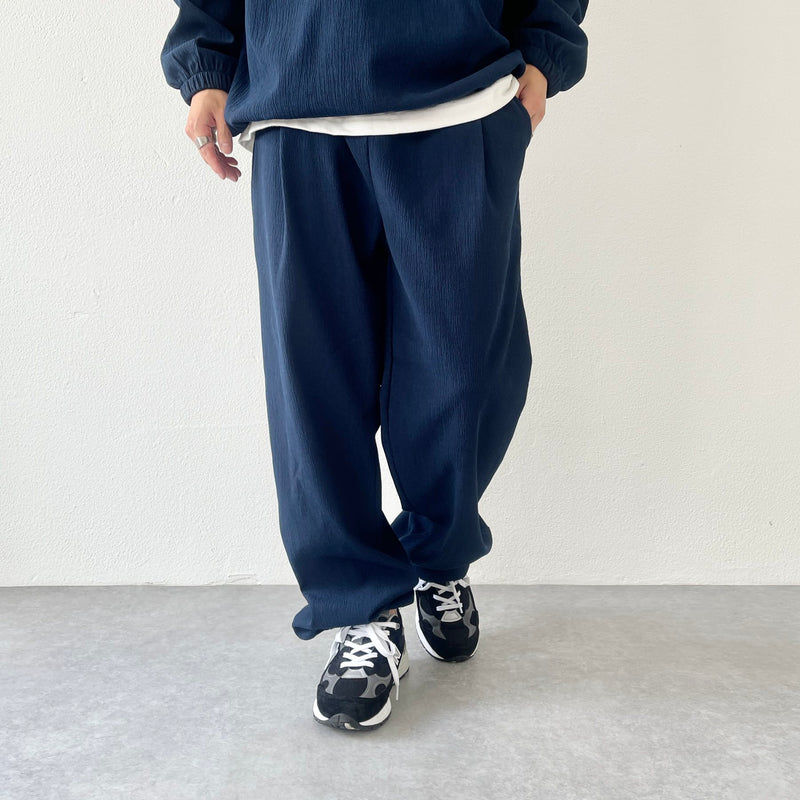 premium slab set up / navy（プレミアム スラブ セットアップ / ネイビー） | natto | ナット  公式オンラインショップ