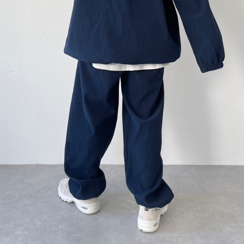 premium slab set up / navy（プレミアム スラブ セットアップ / ネイビー） | natto | ナット  公式オンラインショップ