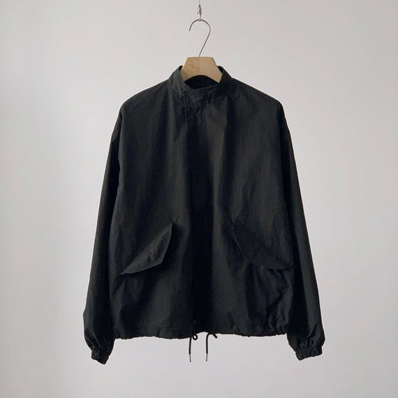 【SAMPLE】high quality wide silhouette blouson / black